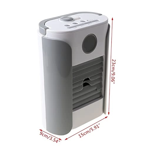 Portable Handheld Cooling Air Conditioner Fan - Dark blue 6-8 hours