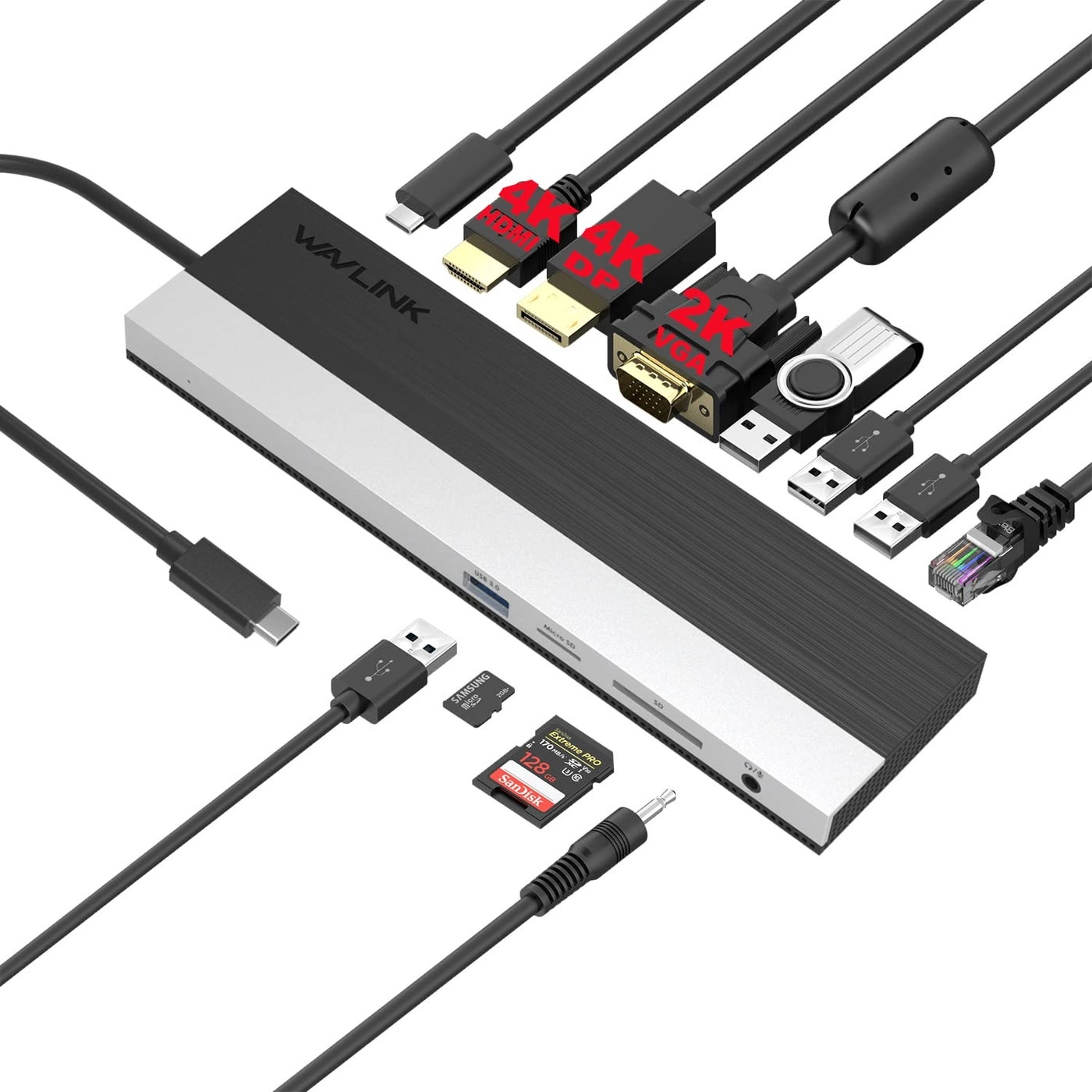 12-in-1 USB C Docking Station