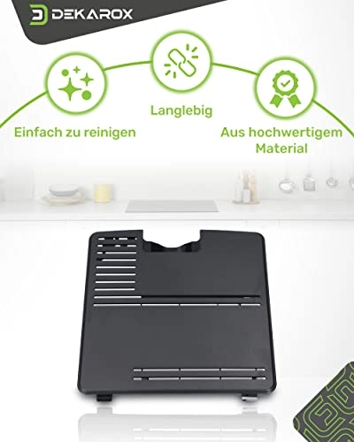 Service Door Flap - plastic black 215 mm