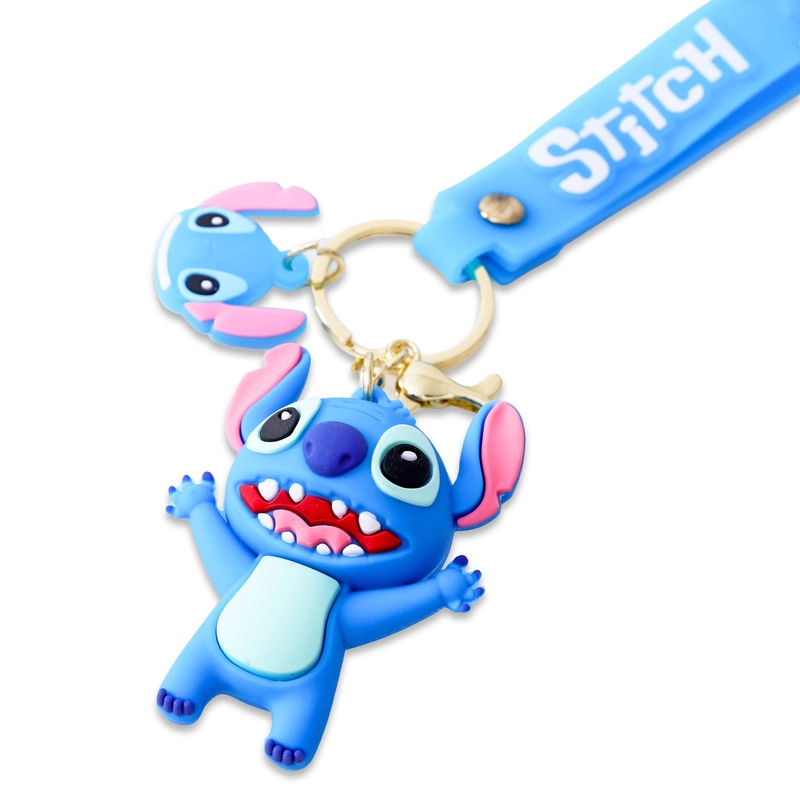 Lilo & Stitch Squishy Stitch With Glitter Keychain