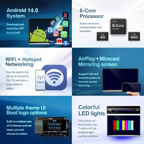 Car Headrest Monitor - 1920 x 1080 11.6''