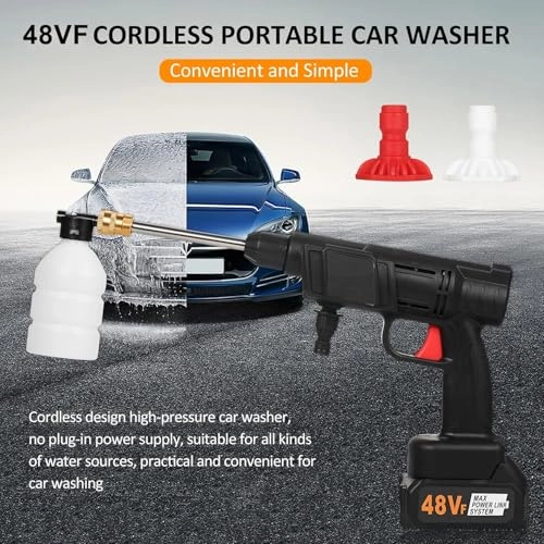 Cordless Pressure Washer - 48Vf 725PSI 5M Hose