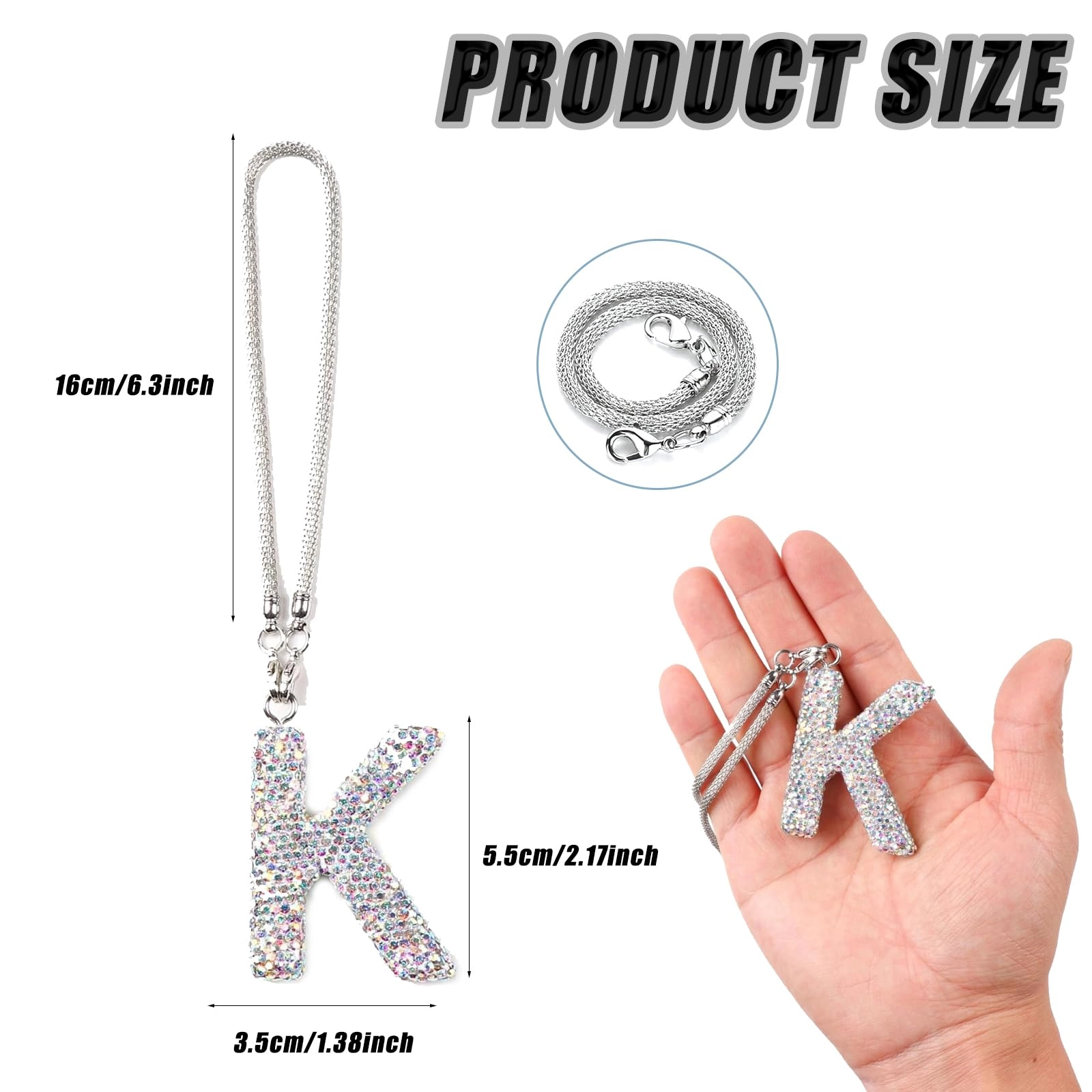 Bling Car Letter Charm