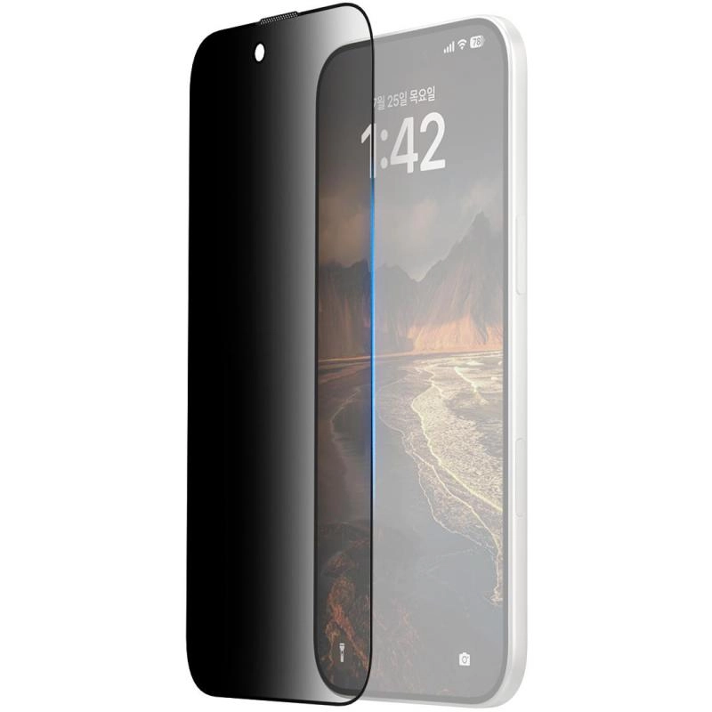 araree Core Privacy - Tempered Glass Screen Protector For iPhone 15/15 Pro