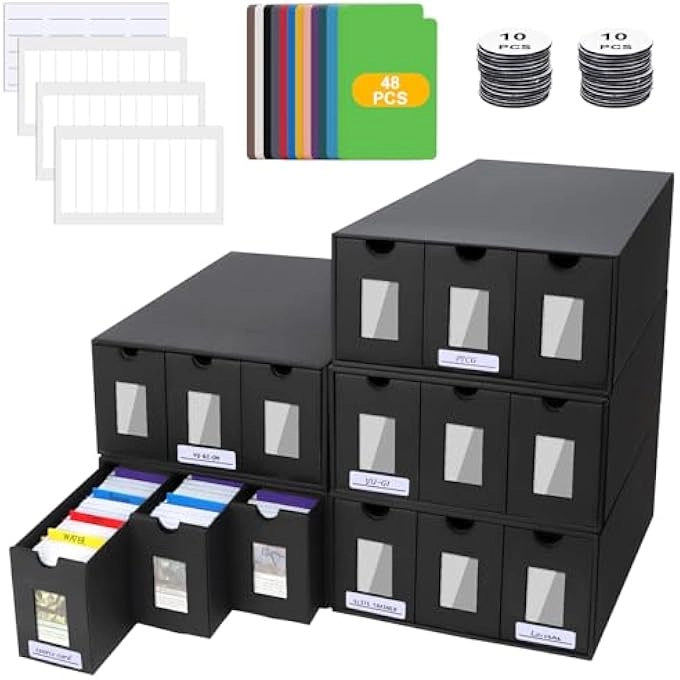 rayihni TRADING CARD STORAGE BOX - 15000+ CARDS