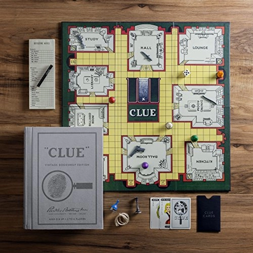 Scrabble: Vintage Bookshelf Edition + Monopoly: Vintage Bookshelf Edition + Clue: Vintage Bookshelf Edition