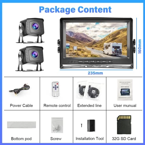 Reversing Camera System - Night Vision Wired 1080P
