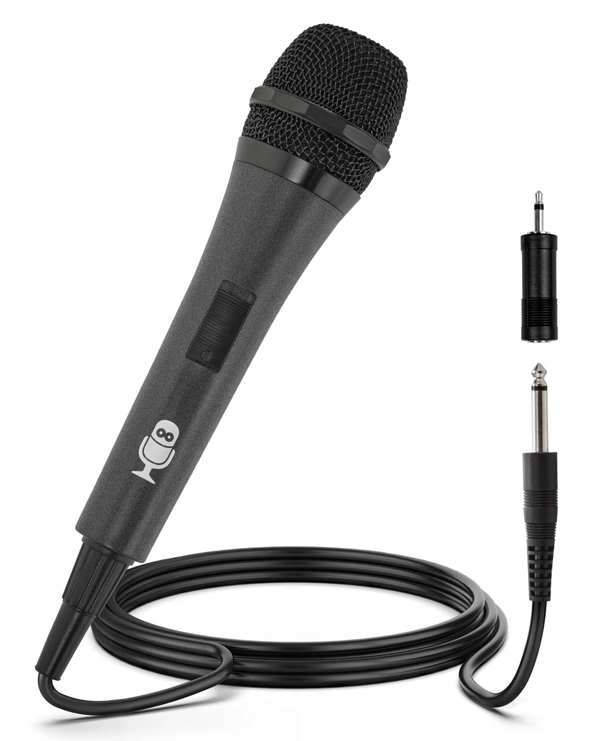 The Singing Machine Wired Microphone 3.5mm-Mini-Jack Microphone
