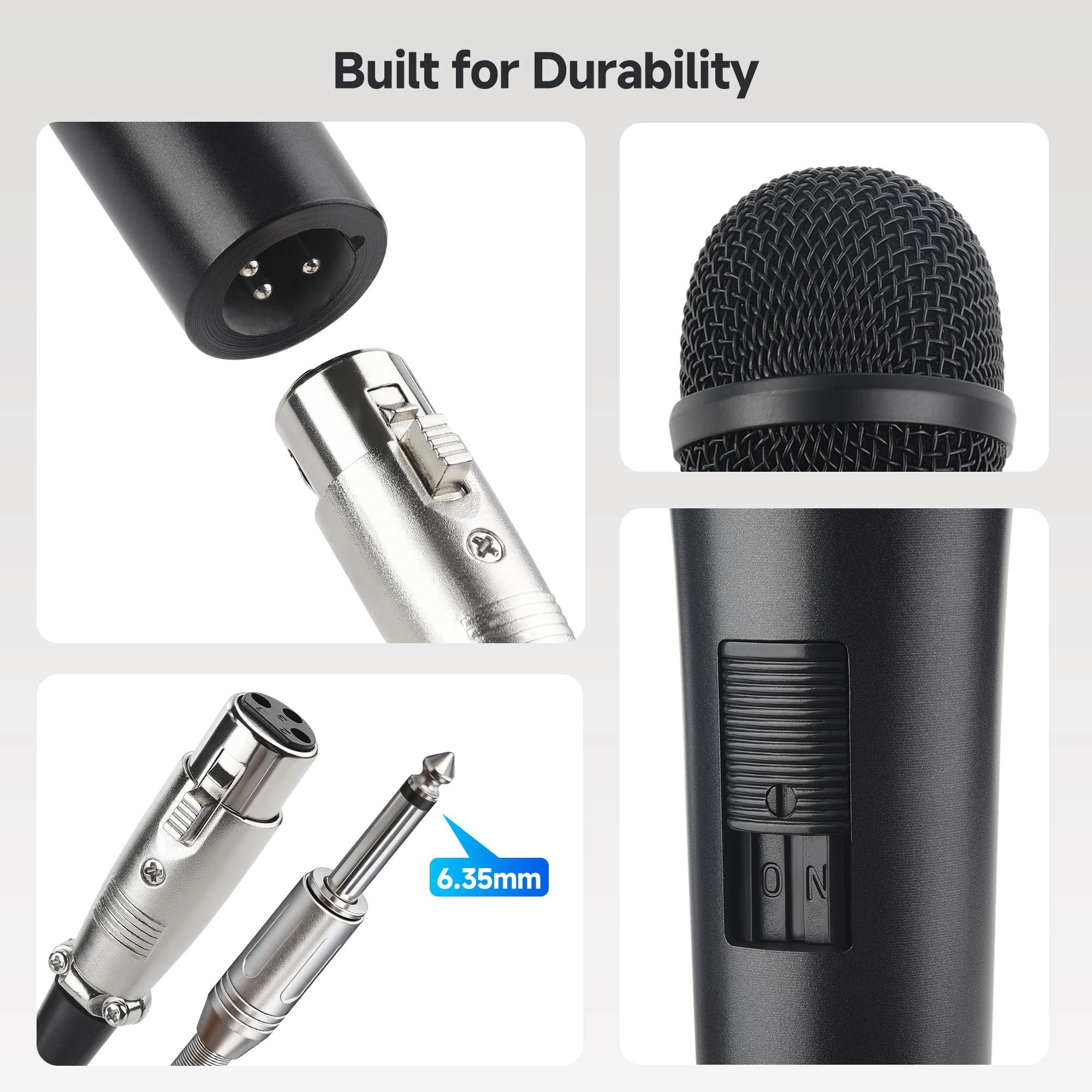 500301x2 Wired Microphone 2-Pack