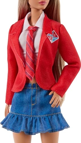 Mia Doll - Long Blonde Hair Removable School Uniform Bundle Ages 3+