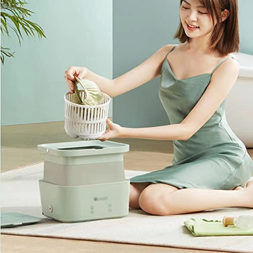Folding washing machine