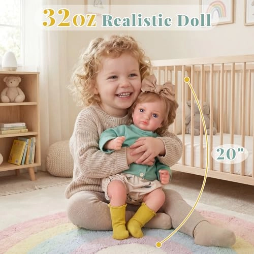 Reborn Doll - Vinyl Cloth Body Ages 3+