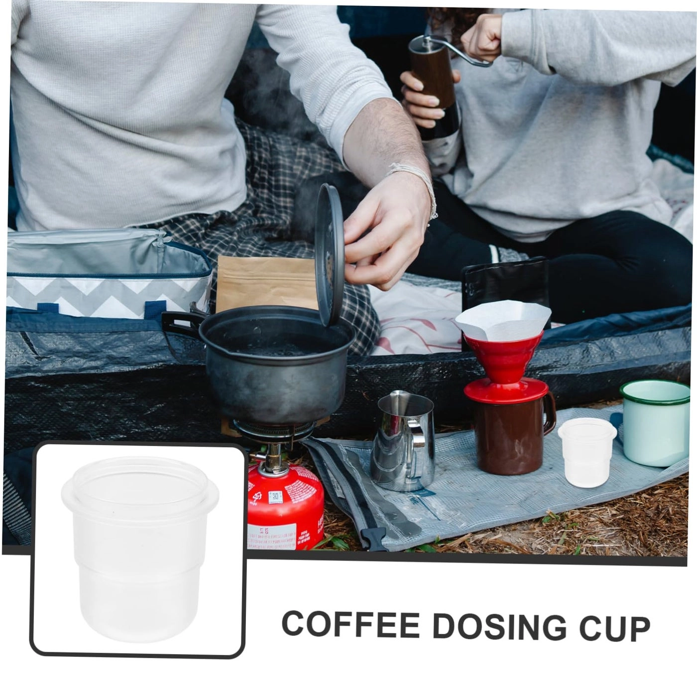 Espresso Dosing Cup - White Resin