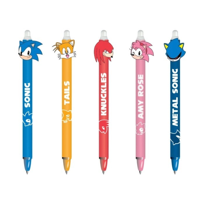 PYRAMID Sonic The Hedgehog - Erasable Gel Pen - Random 1 Piece