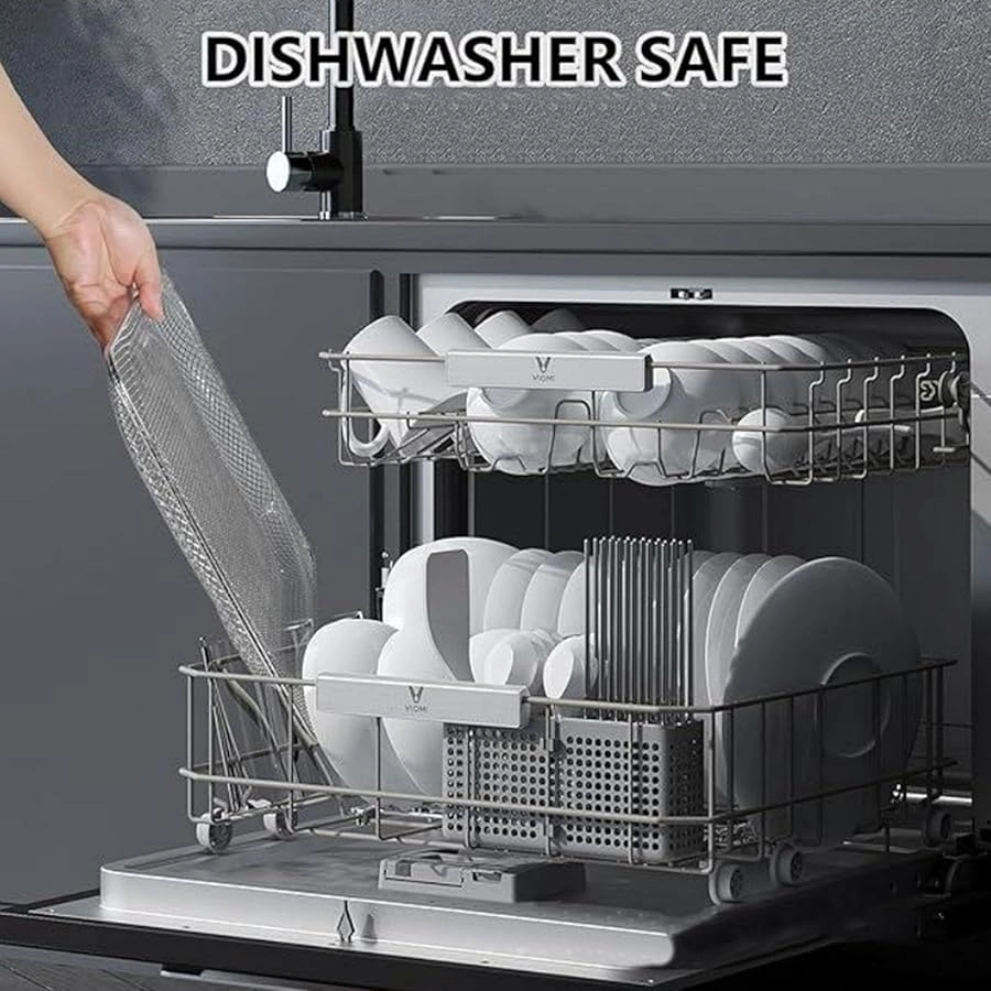 Air Fryer Basket - Stainless Steel Nonstick Washable