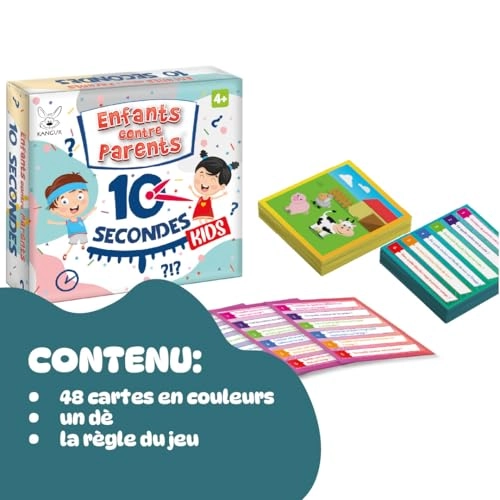 Children vs Parents - 10 Seconds Quiz Card Game