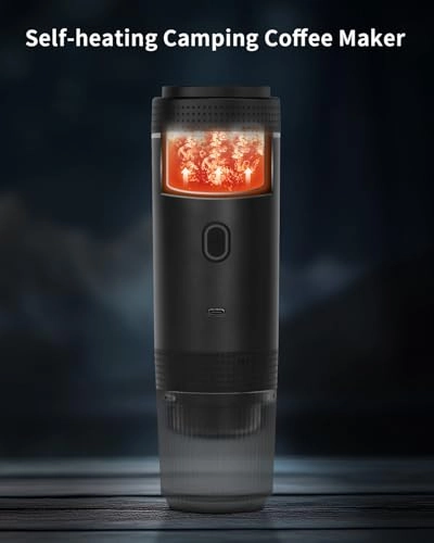 Portable Electric Espresso Machine - 60 Milliliters Ground Coffee & NS Capsules