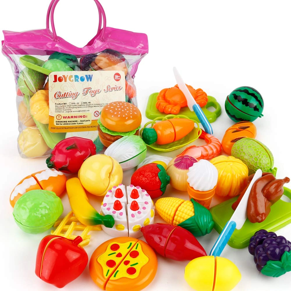 MZA STORES Cutting Toys Pretend Food Playset - 32 pcs