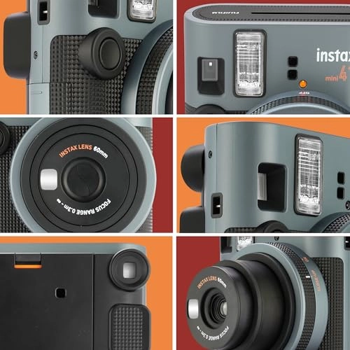 Instax Mini 41 + Instax Mini Instant Film - 20 Sheets + Photo Album - 64 Pockets + Microfiber Cleaning Cloth