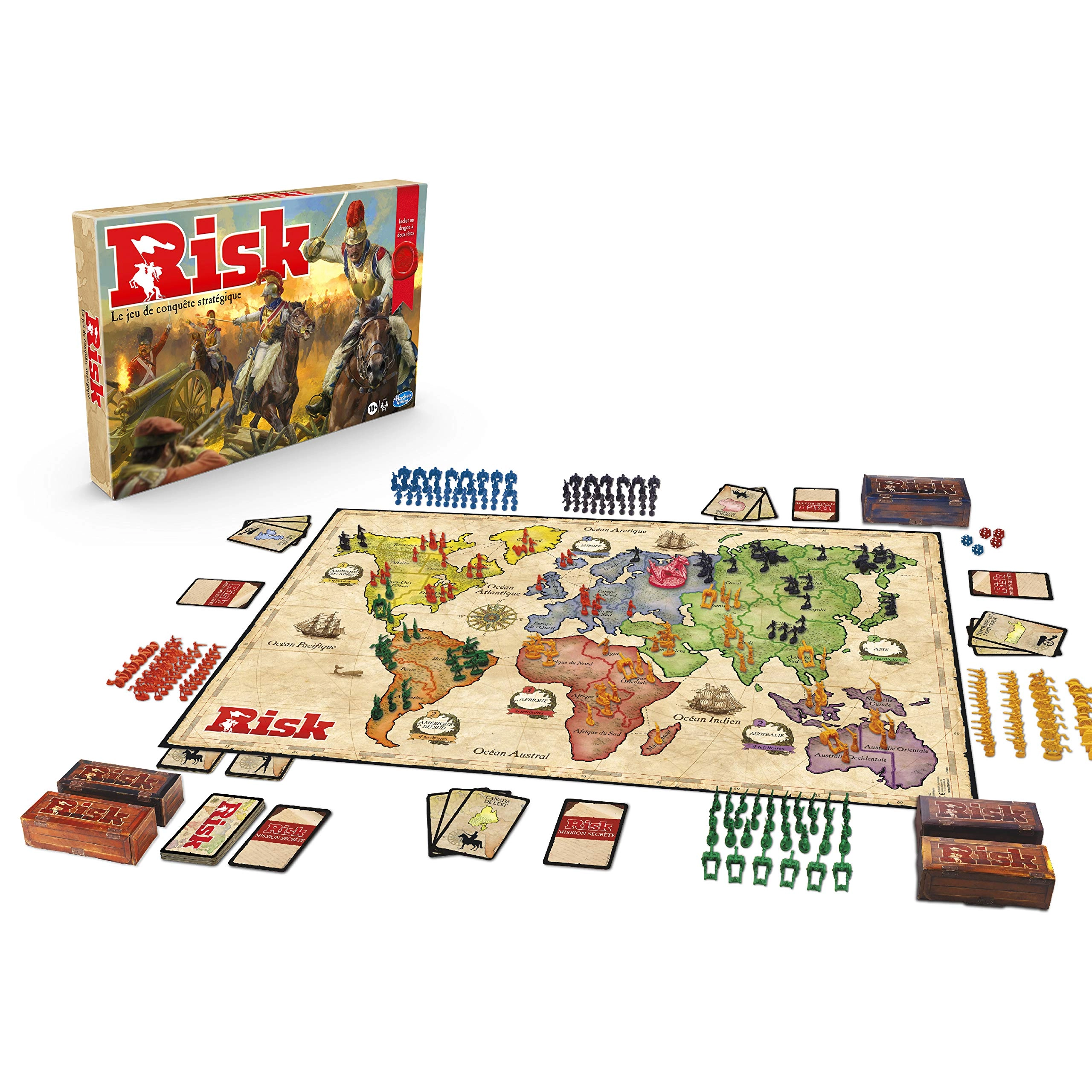 Hasbro Risk with Dragons - Classic Edition (French)