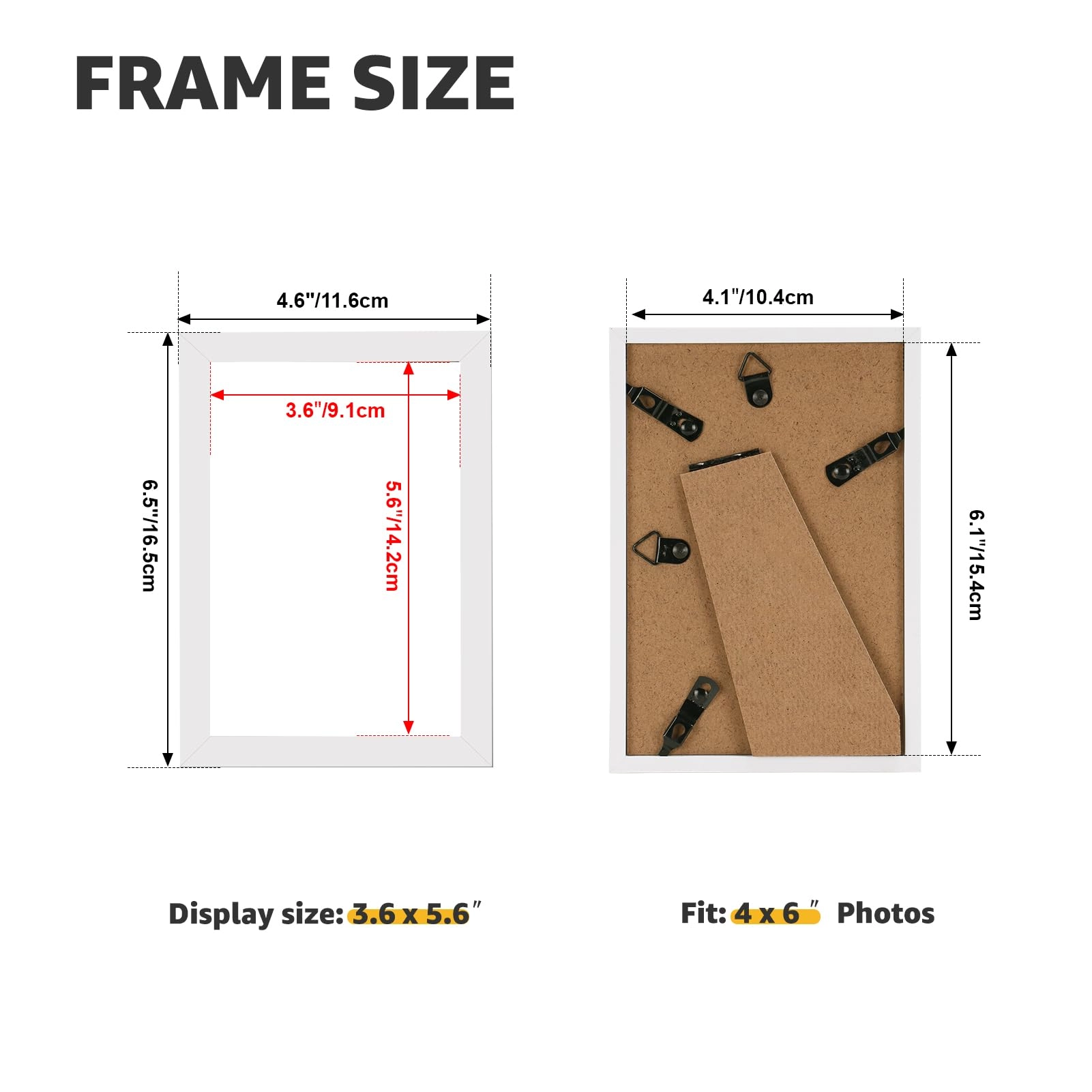 Picture Frame Set - 4x6