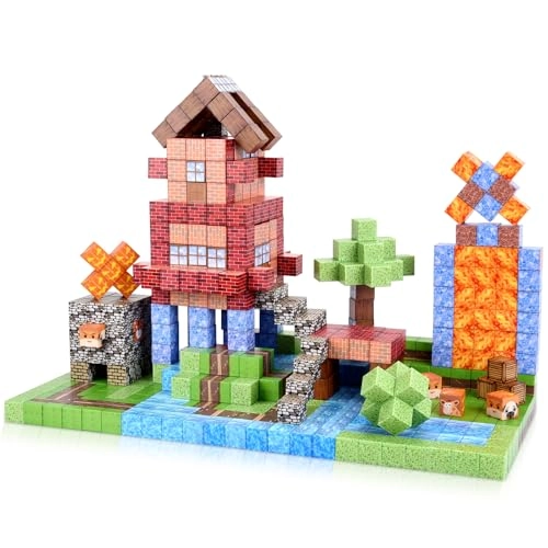 Magnetic Building Blocks (Building Toys-001) - Forest