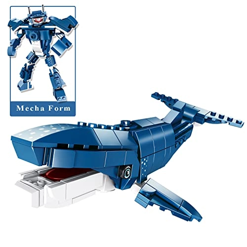 Sea Creatures Building Toy - Blue Whale 219 pcs