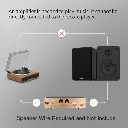 Passive Bookshelf Speakers - 40W*2