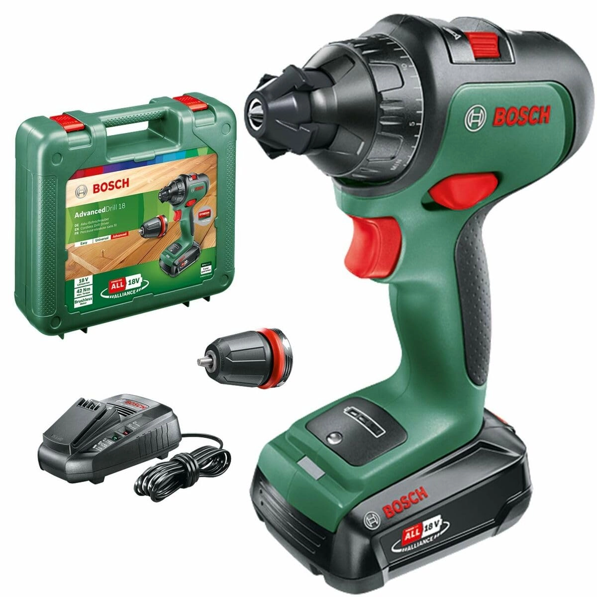 Bosch Home and Garden AdvancedDrill 18 - 2.5 Ah 18 V