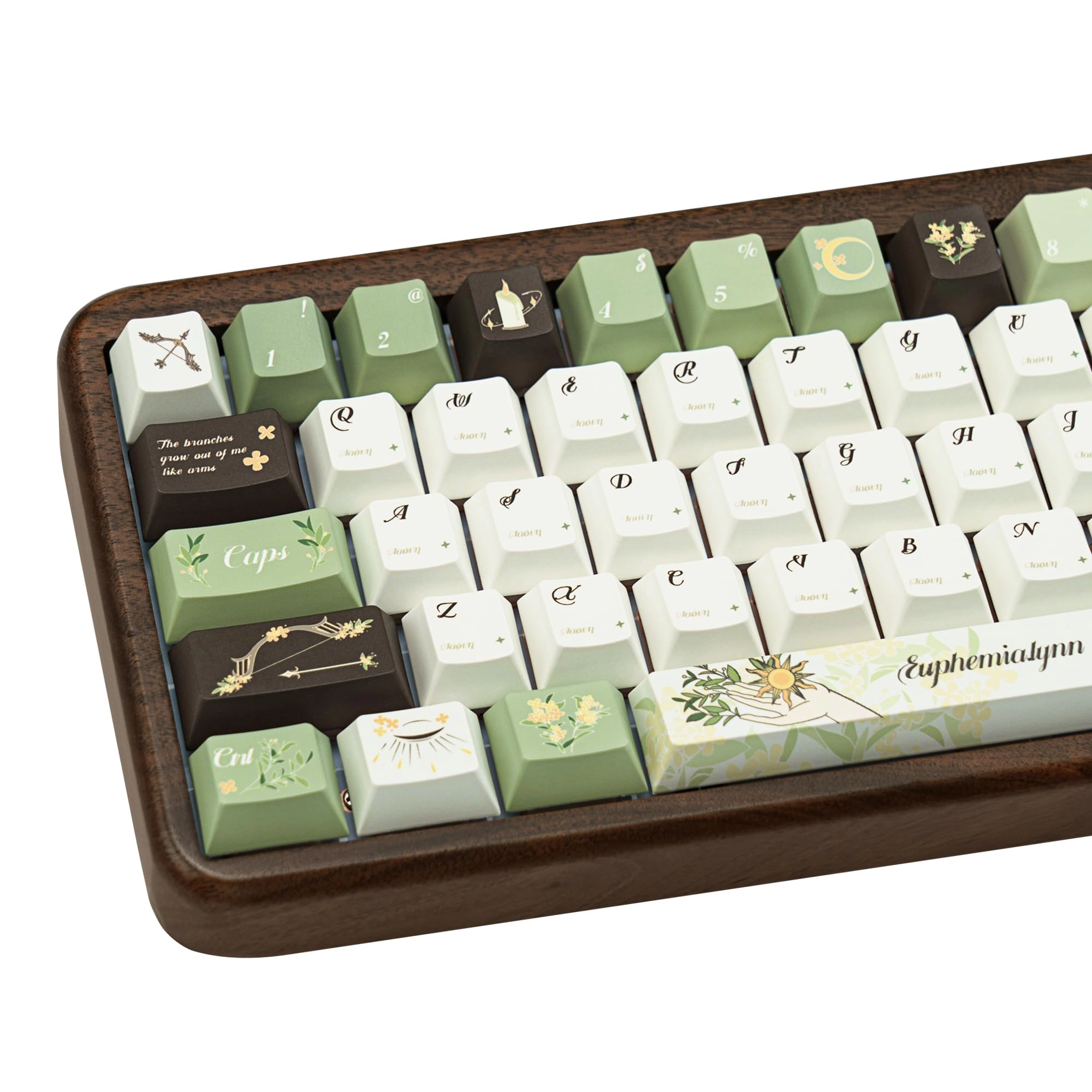 Rainbow Color Keycaps - QWERTY Keyboard (only keycaps)