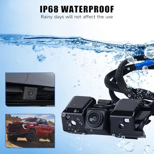 Backup Camera - Fit for 2016-2019 Chevy Silverado GMC Sierra 1500 2500HD 3500HD