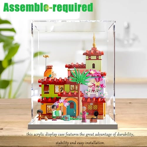 Acrylic Display case - 25x15x30cm 3mm Black Base