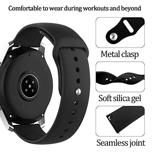 Watch Band for Huami Amazfit Gtr 2 - Silicone Black 22mm