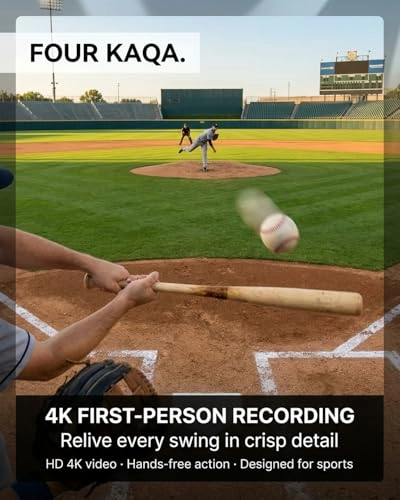 POV Glasses - 4K Baseball Camera