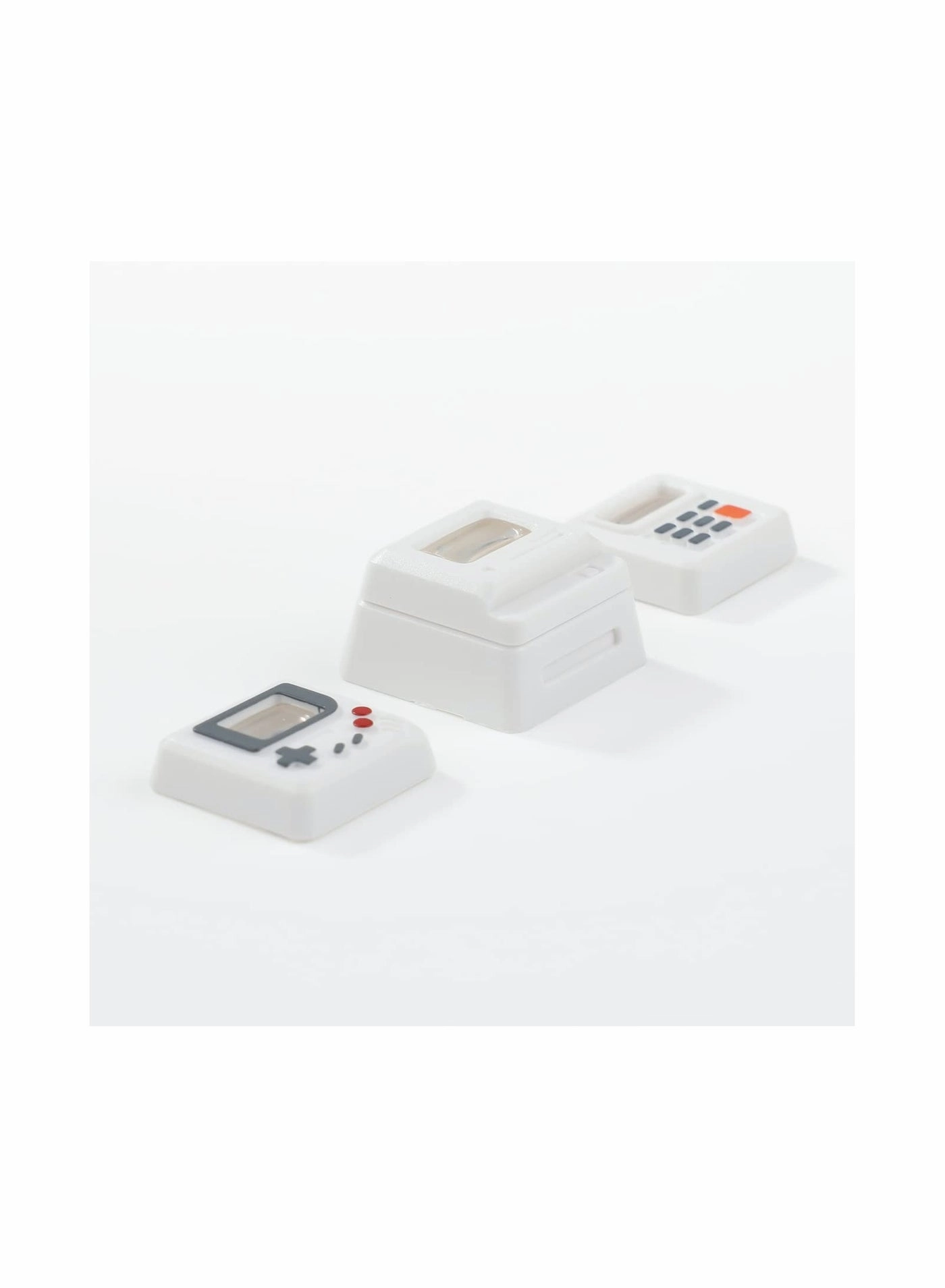 Mini Esc Keycap with 3 Detachable Panels, Backlit Keycap OEM Profile Keycap, Gaming Keyboard Keycap, DIY Replacement Keycap for Mechanical Keyboard MX Switch Decoration White