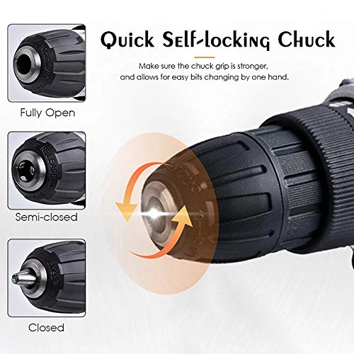 Cordless Electric Impact Drill - 21V