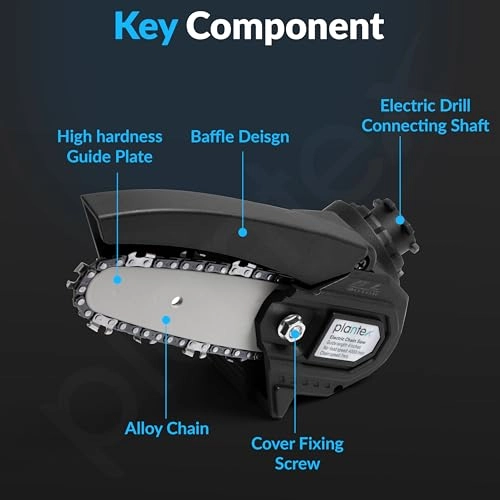 Chain Saw - 4-Inch 4000RPM Battery Powered