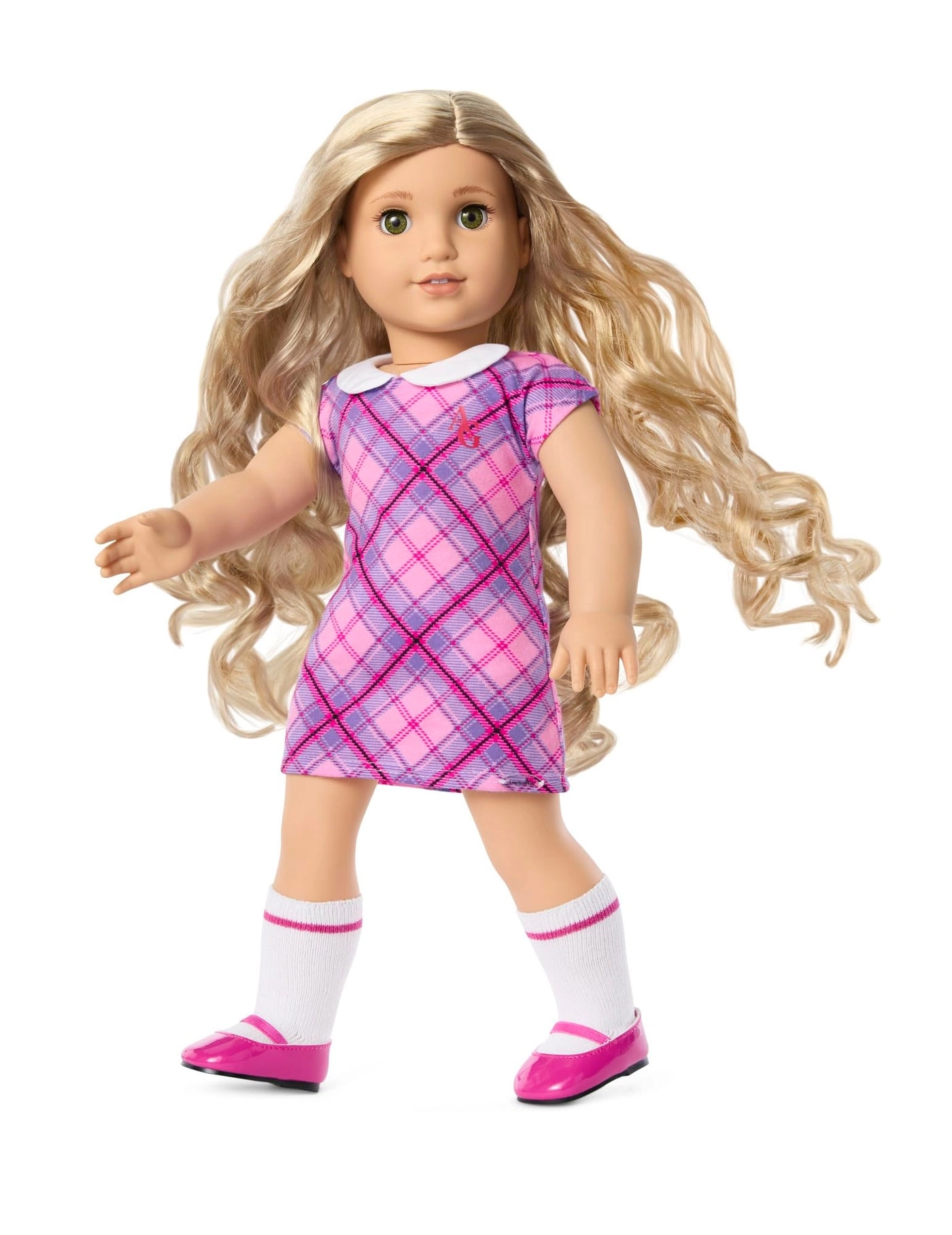 American Girl Truly Me - 18-inch Hazel Eyes Curly Blonde Hair Light Skin w/Warm Olive Undertones Ages 6+