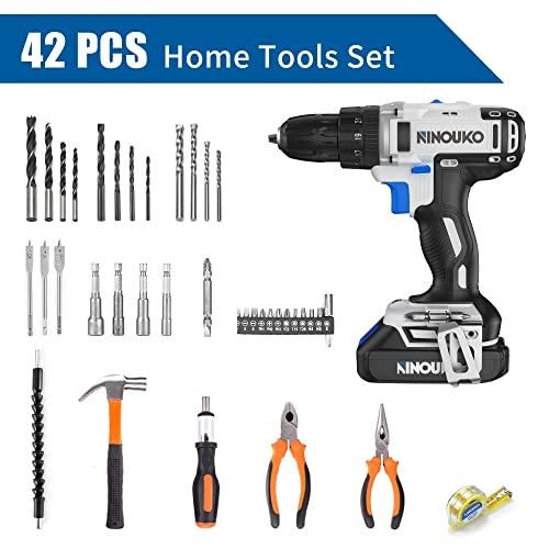 Cordless Impact Drill - 2000mAh 20V