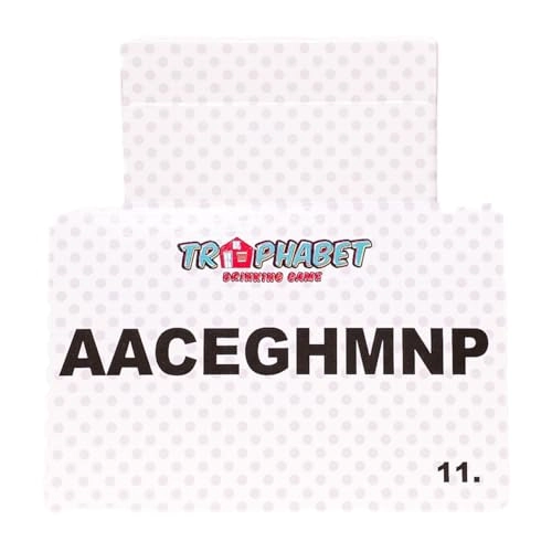 Traphabet - English 21 years and up 59 pieces