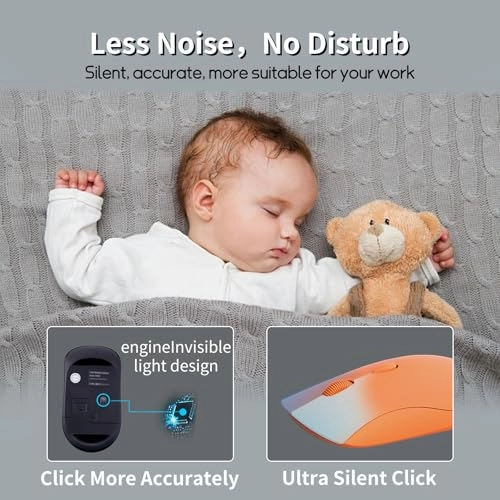 Ergonomic Optical Mouse - USB Wireless