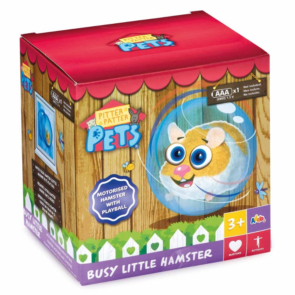 Pitter Patter Busy Little Hamster - 3 +
