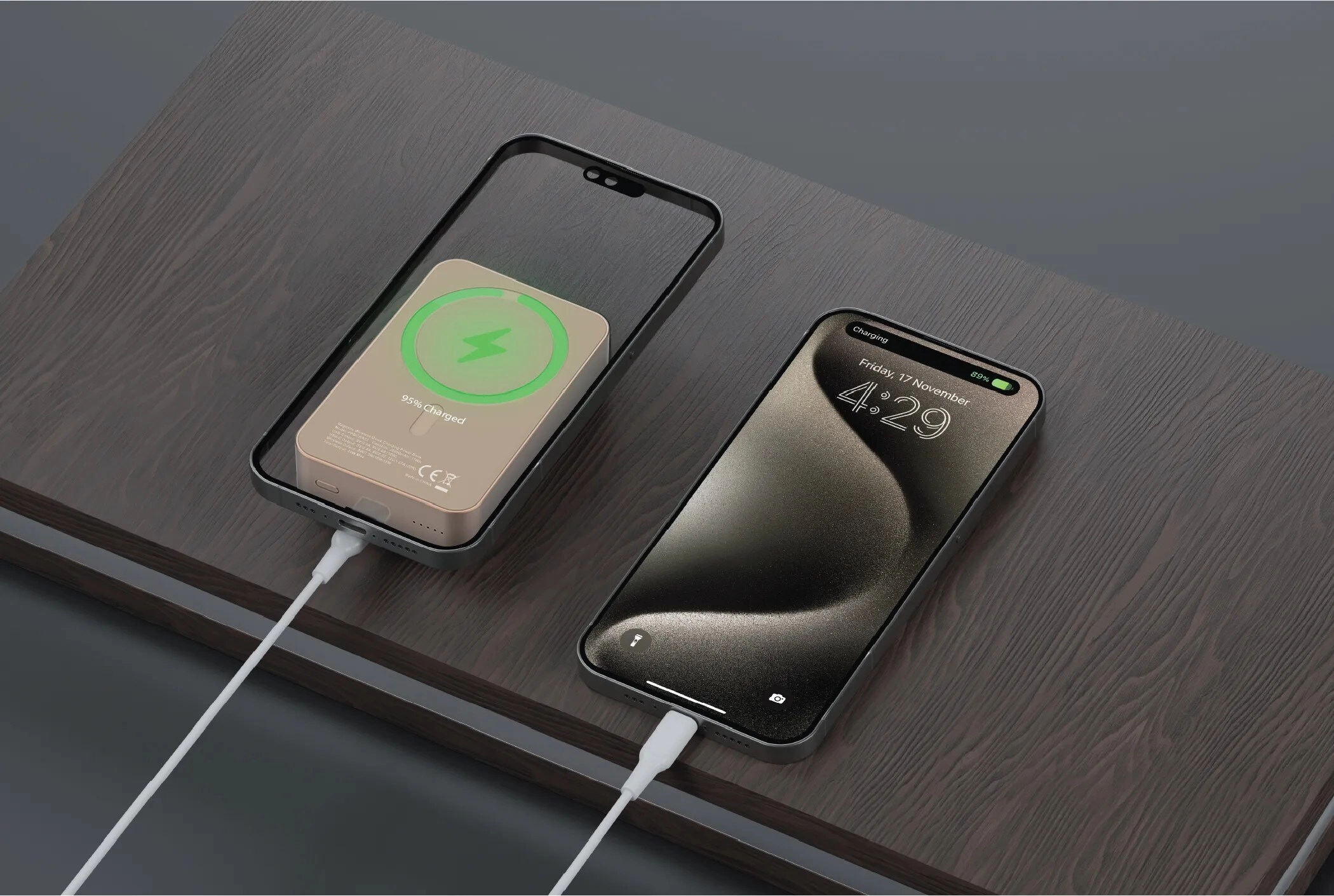 PPBCHA33-GY - 20000mAh 20W Fast-Charging Wireless
