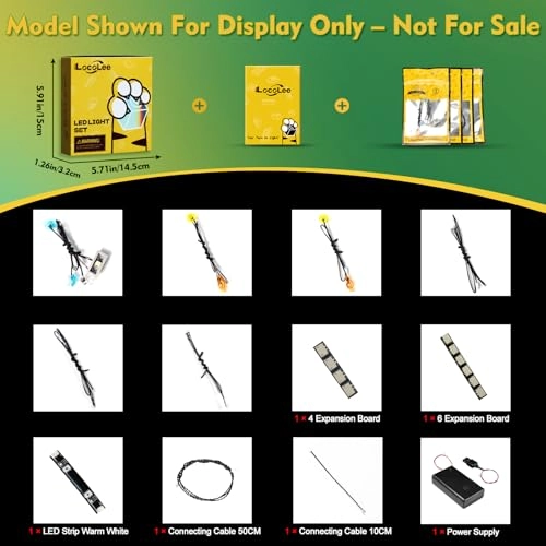 Light kit Compatible with Lego 75689 Emerald City & Kiamo Ko Castle - LED USB Powered