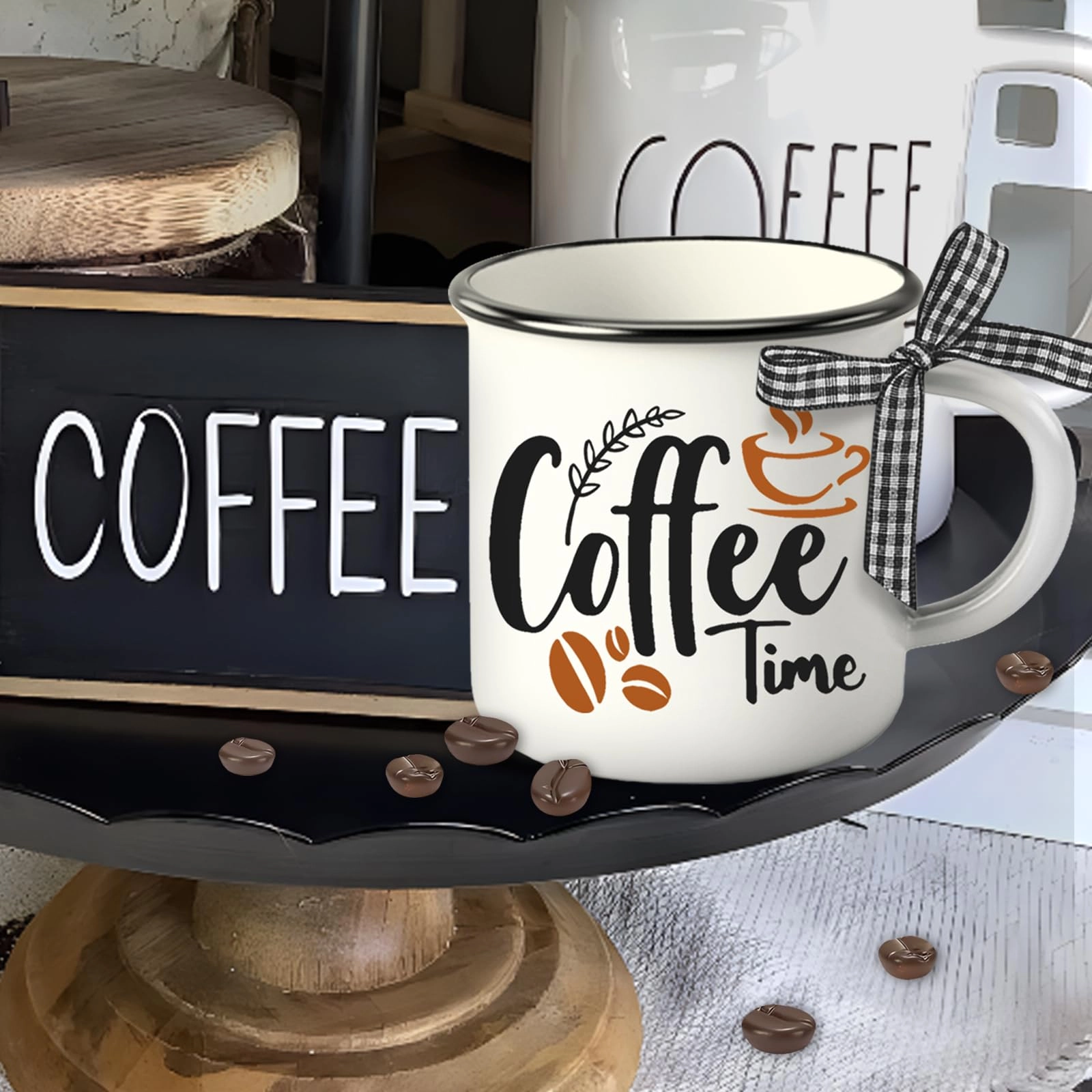 Rise and Grind Bean Mini Mug - 3 pcs - Holiday