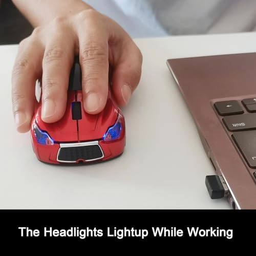 Sport Car Shaped Optical Mouse - Wireless