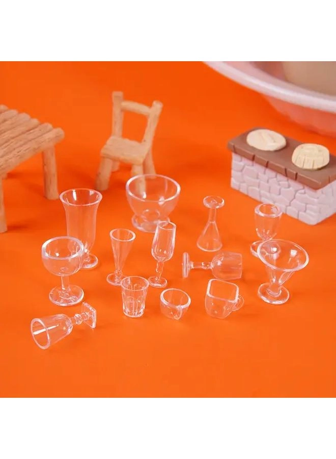 Generic Miniature Cup - 16 pcs - transparent