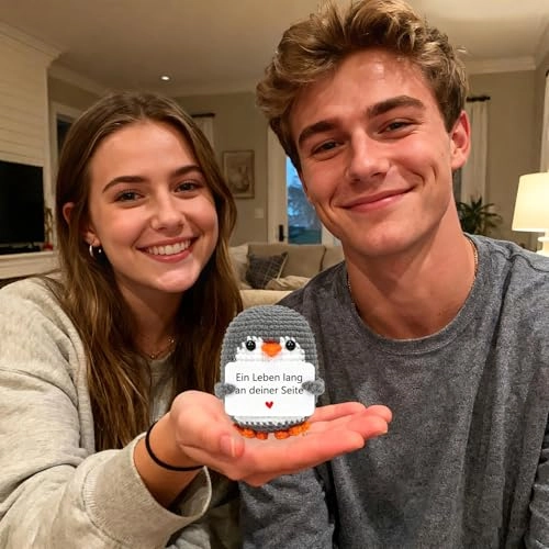 Penguin Positive Penguin 15 cm Knitted - Pocket Hug