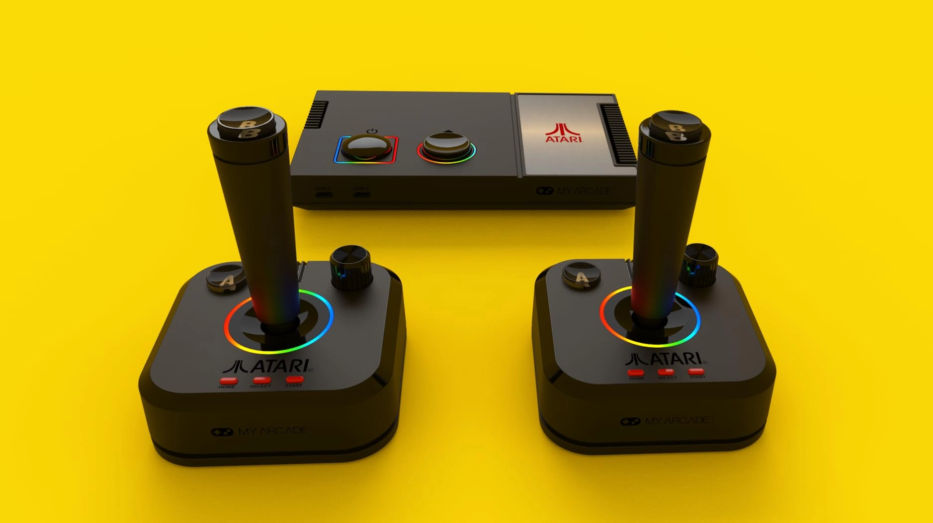 GameStation Pro - 200+ built-in Atari games HDMI output Wireless joysticks