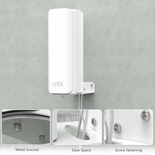 Wall Mount Holder for NETGEAR Orbi - Tri-Band WiFi 7 1 Pack